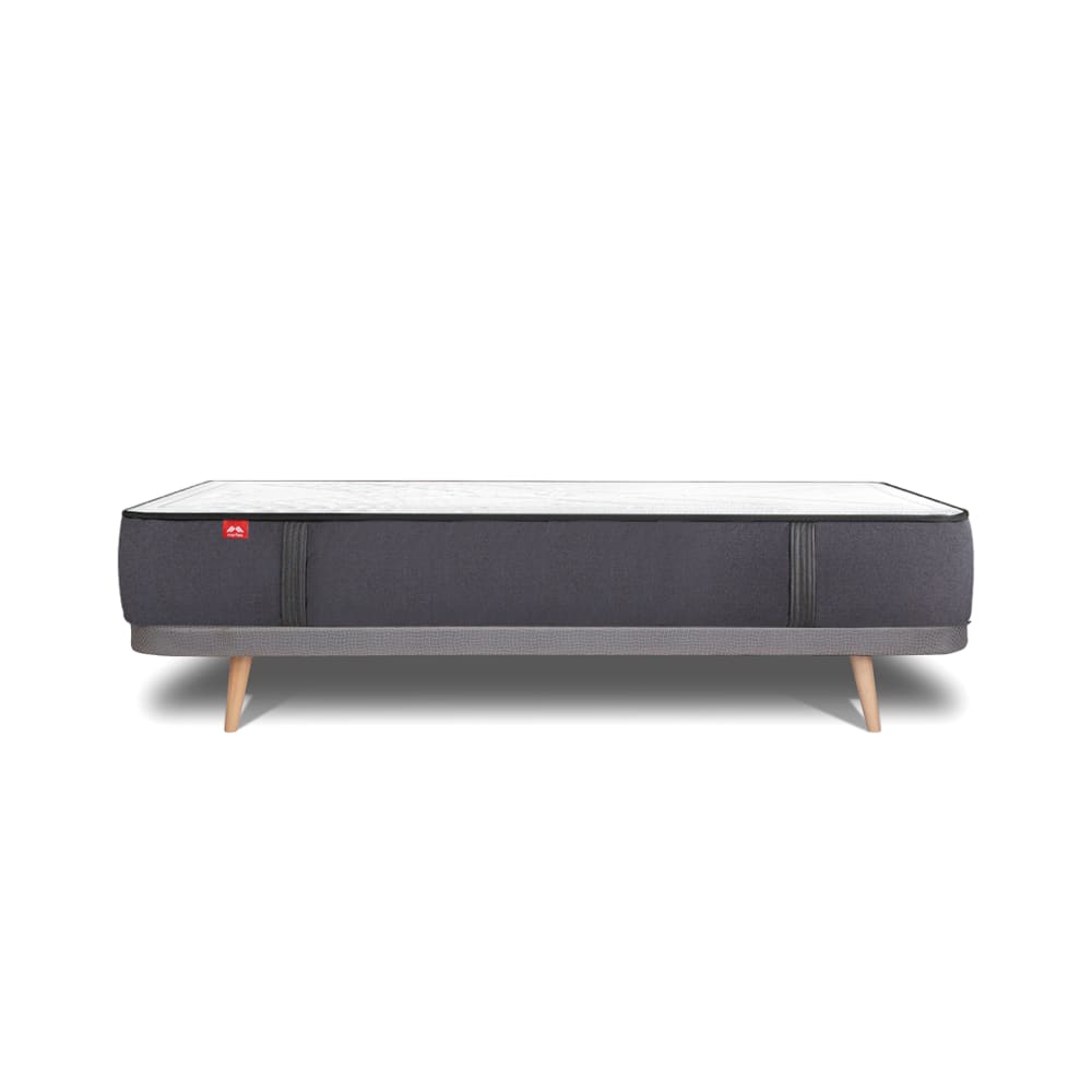 Ensemble de matelas, sommier tapissé et oreiller 135x190