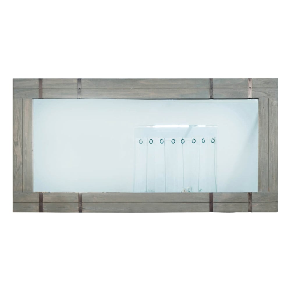 Espejo grande para cuarto de baño 160 x 80 gris