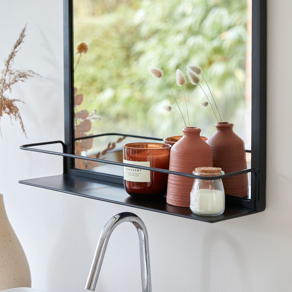 Spiegel aus Metall 70x50 cm - Maisons Du Monde