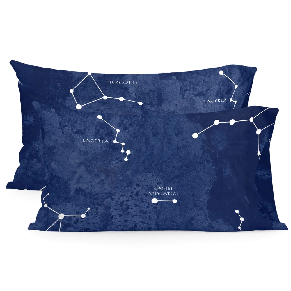 Taie d'oreiller 100% Coton Multicolore 50x75 cm (x2)