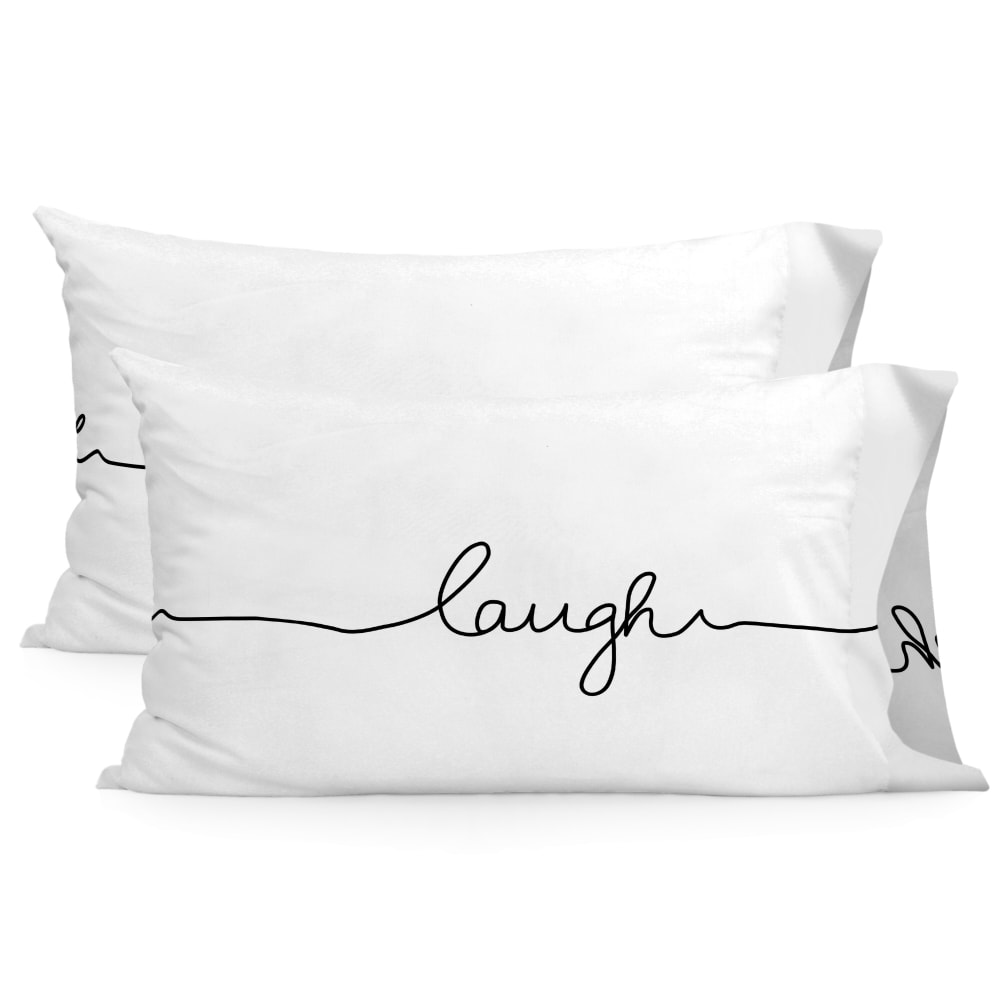 Taie d'oreiller 100% Coton Multicolore 50x75 cm (x2)