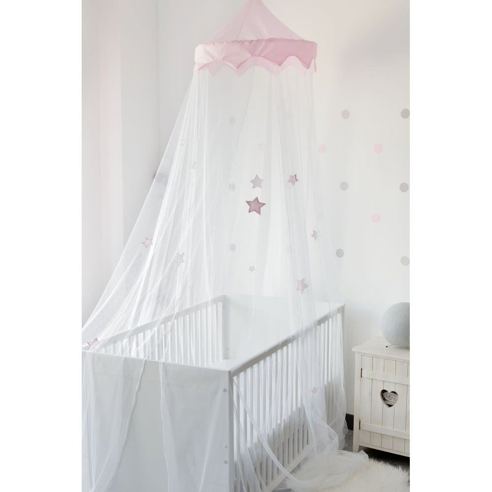 Ciel de lit moustiquaire bébé  Rose - Maisons du Monde