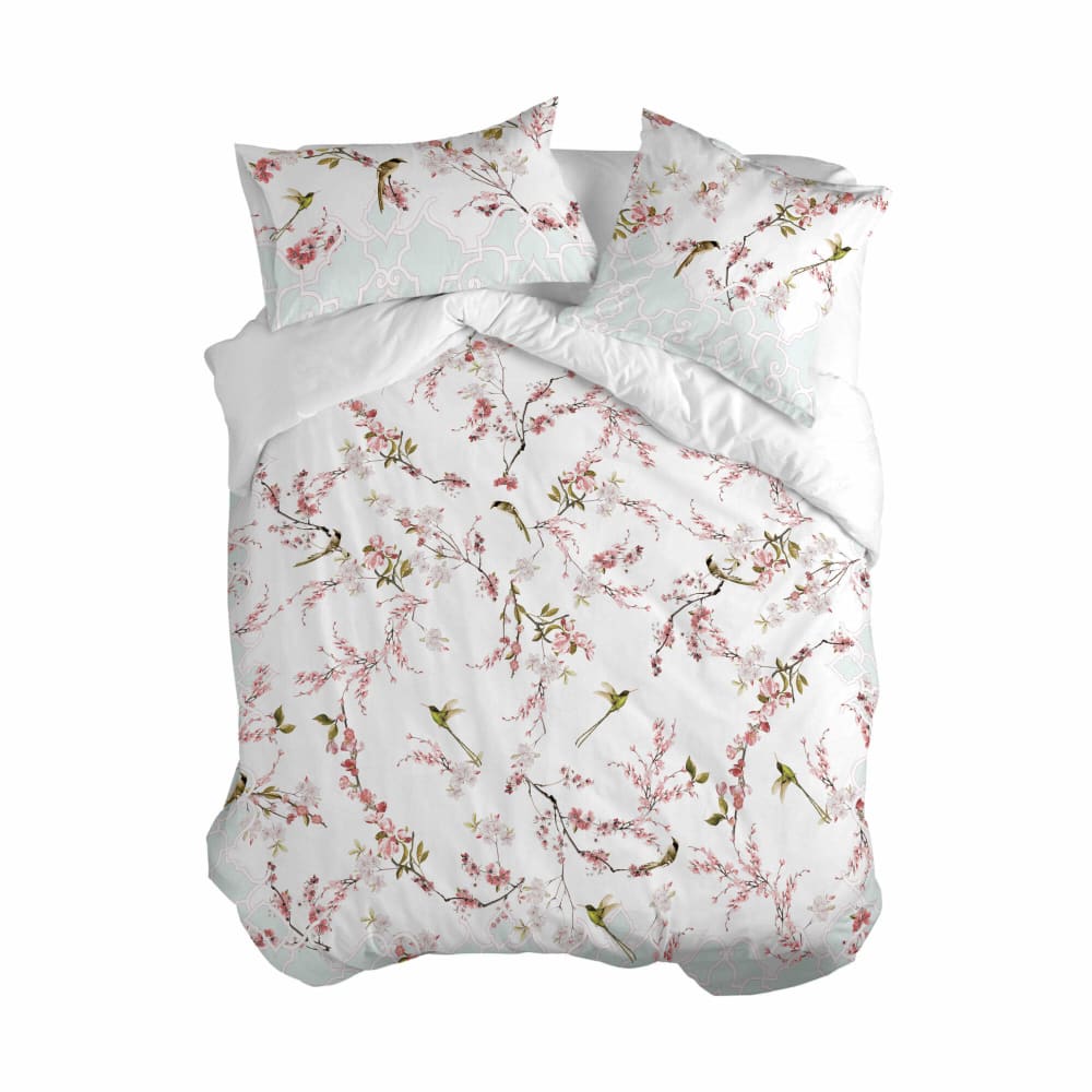 Housse de couette 100% coton multicolore 140x200 cm - Maisons du Monde