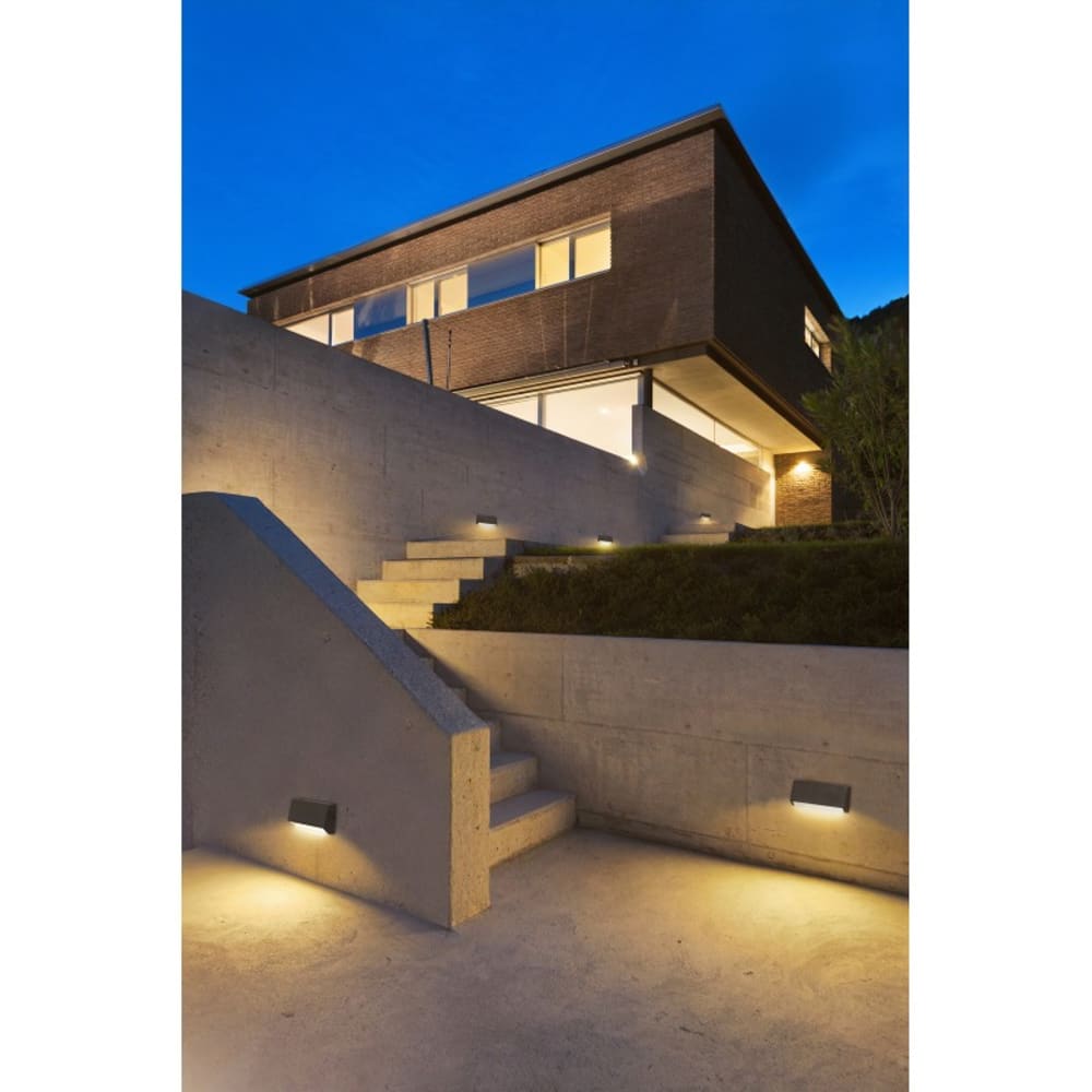 Applique d'extérieur LED en plastique noir 16cm - Maisons du Monde