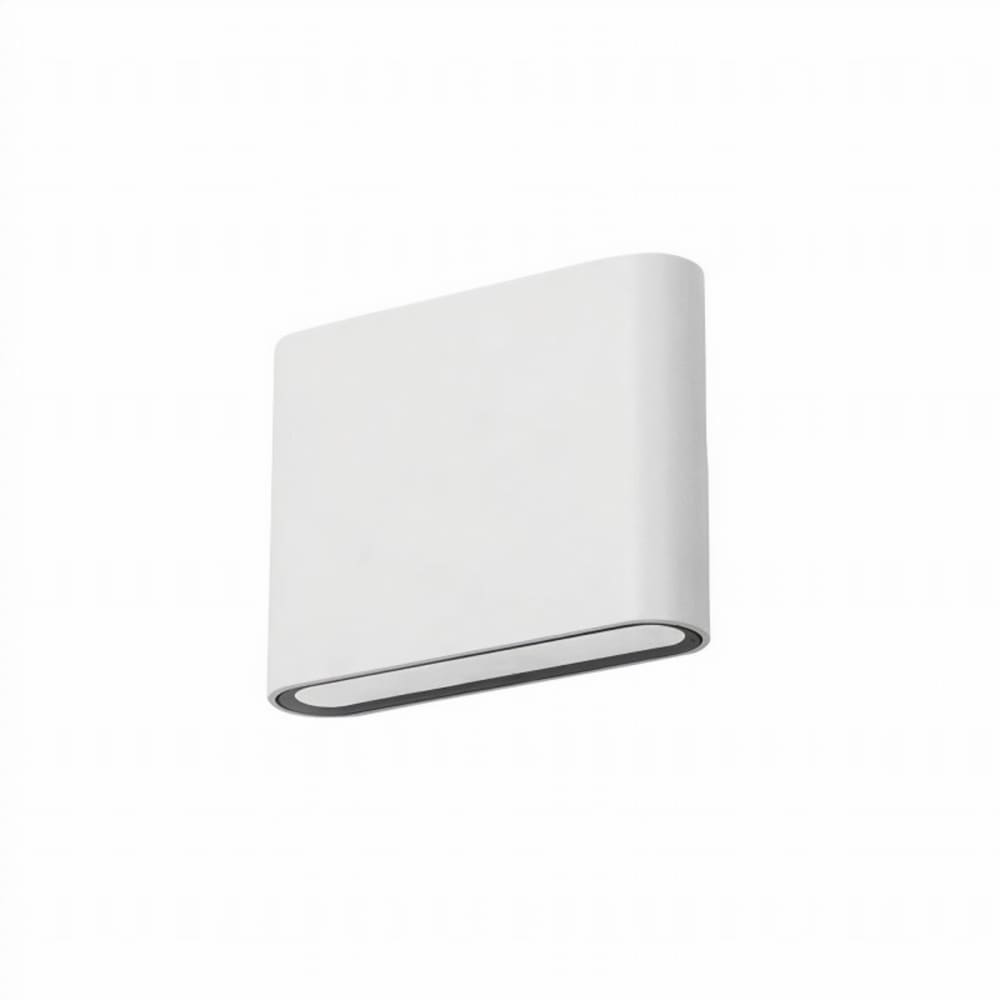 Applique d'éxterieur LED en métal blanc