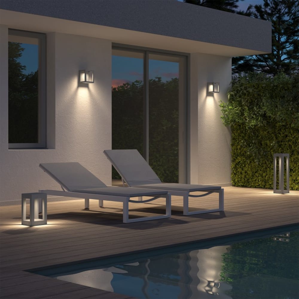 Applique d'extérieur LED en ciment gris - Maisons du Monde