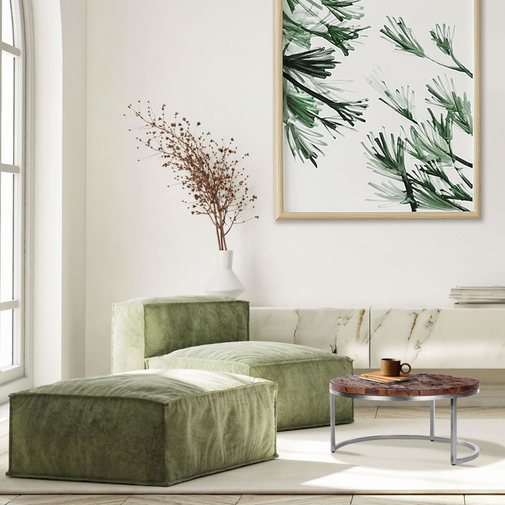 Mesa de Centro Redonda Surabaya Ø 70 x 35 cm Hecha a Mano - Maisons du Monde