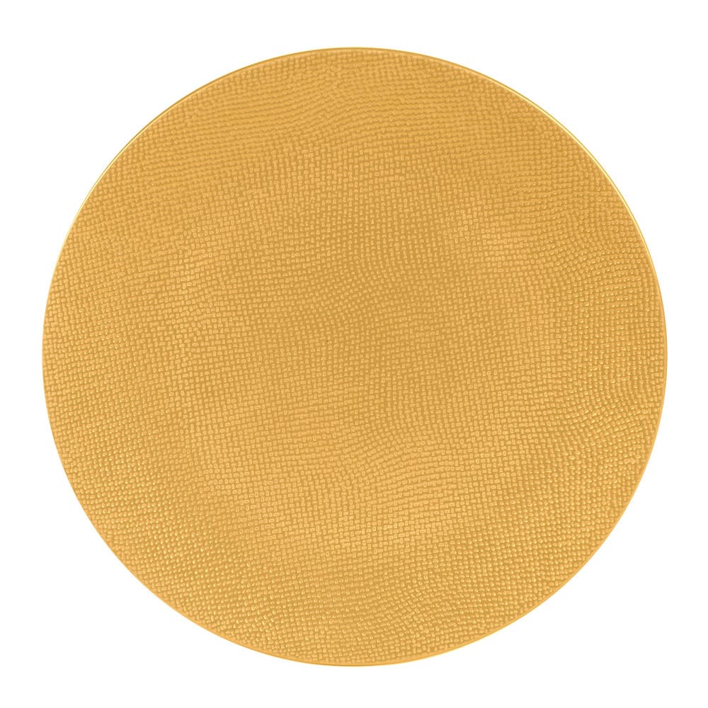 Lot de 6 assiettes plates safran en grès 27 cm Lot de 6 assiettes plates safran en grès 27 cm