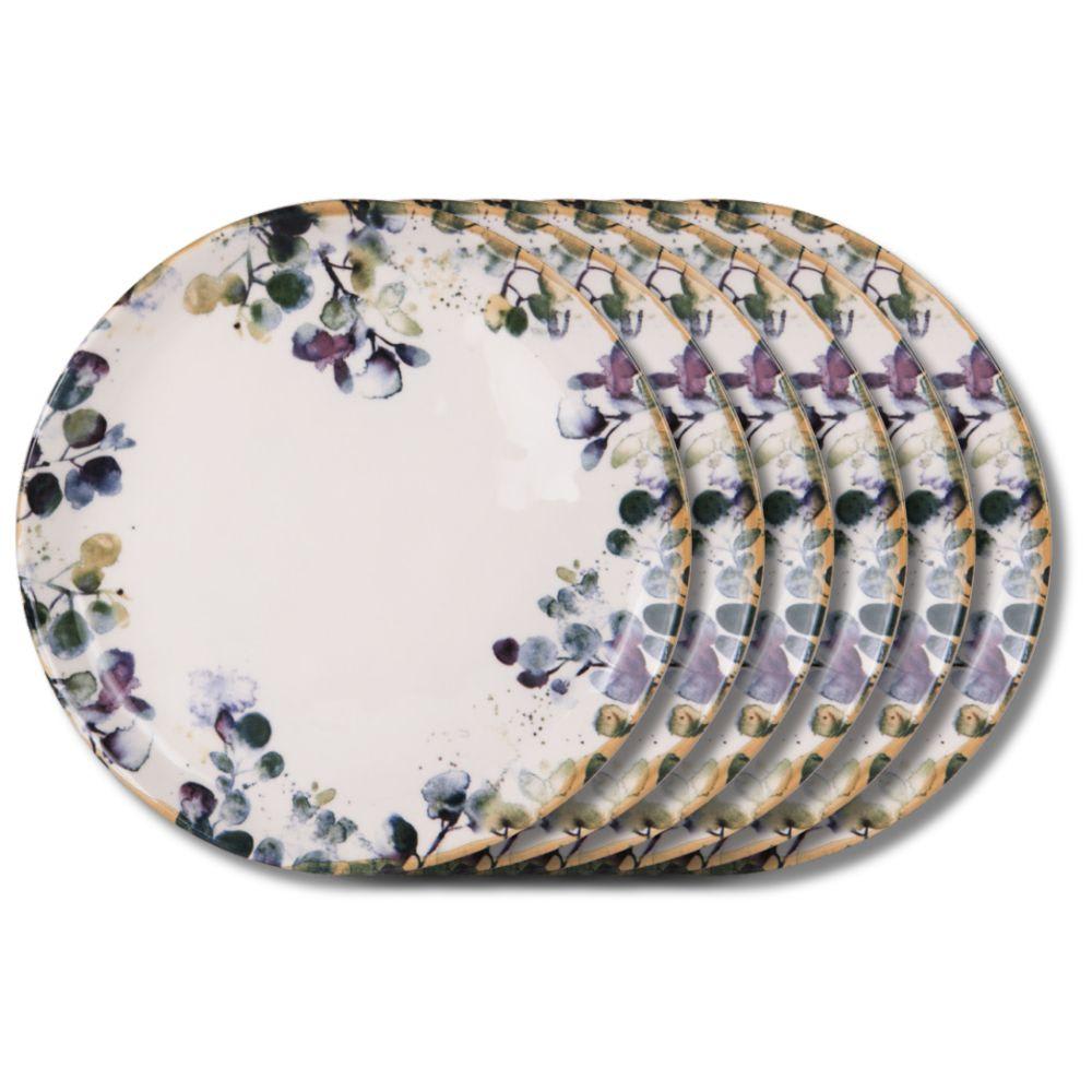 Lot de 6 assiettes plates