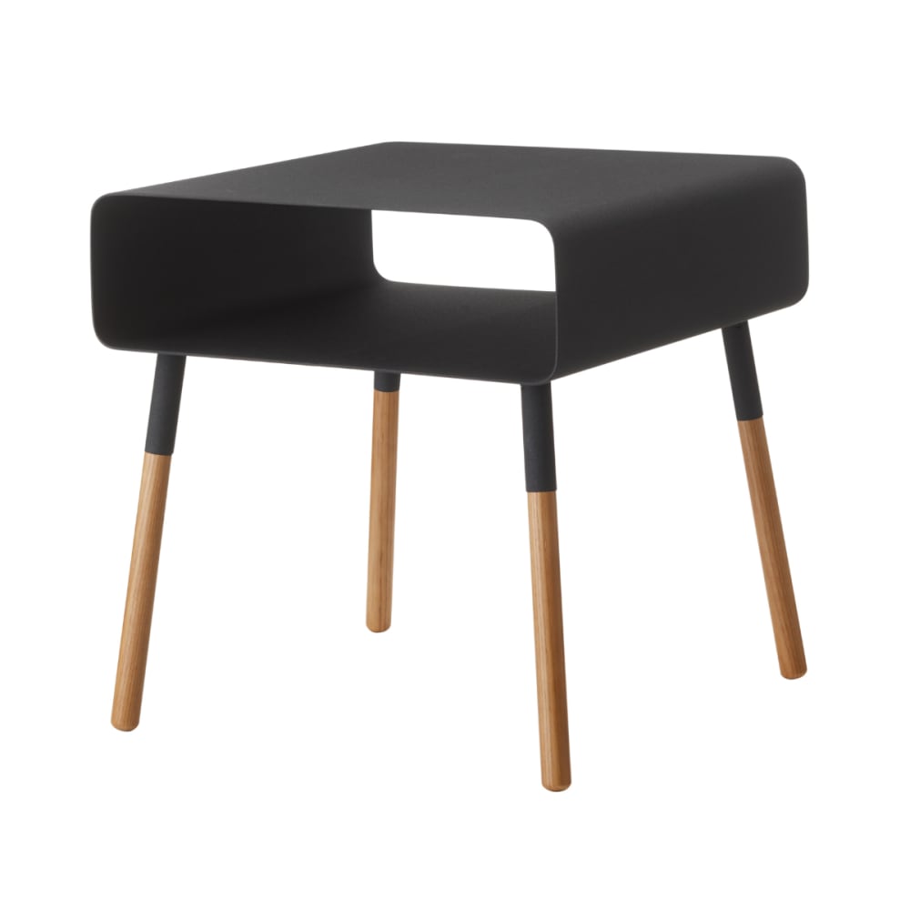 Calicosy Kleiner Beistelltisch aus Metall L35 cm - Schwarz style modern Schwarz Metall
