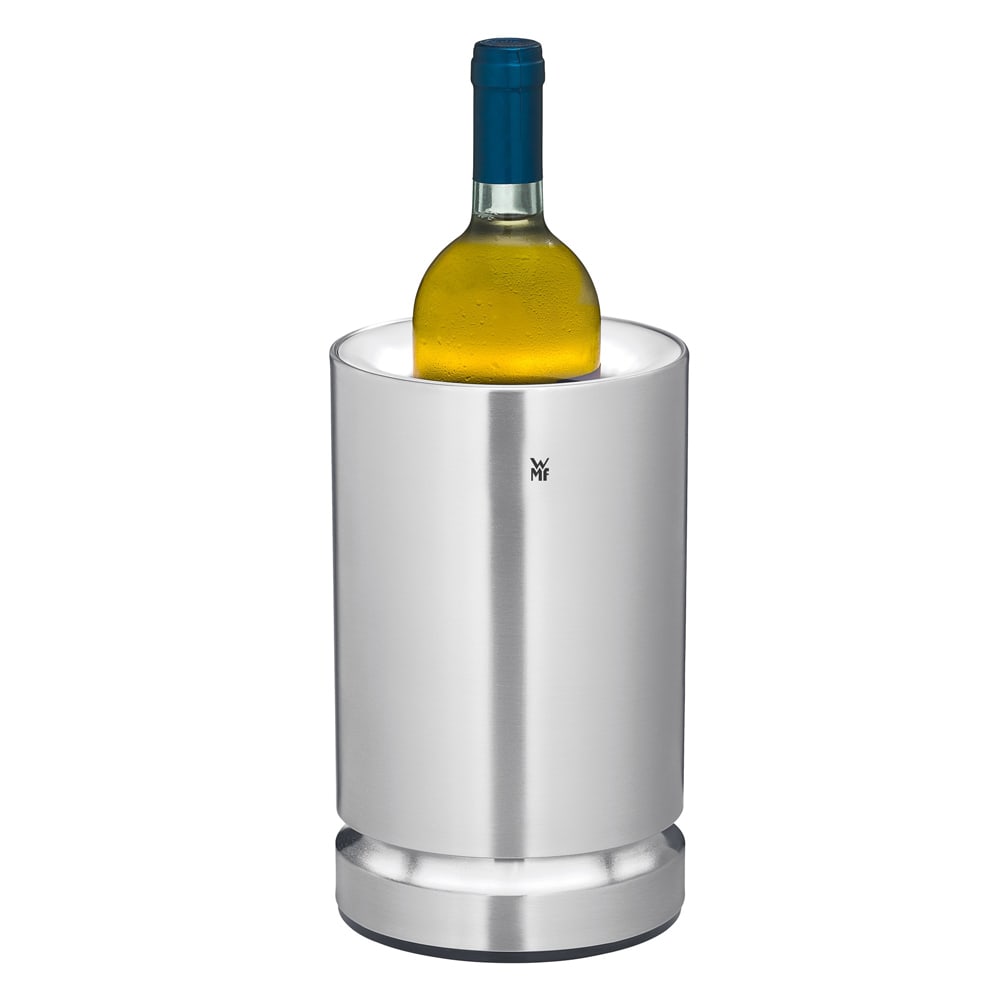 Rafraîchisseur à vin et à champagne gris en inox H23.7 - Maisons du Monde