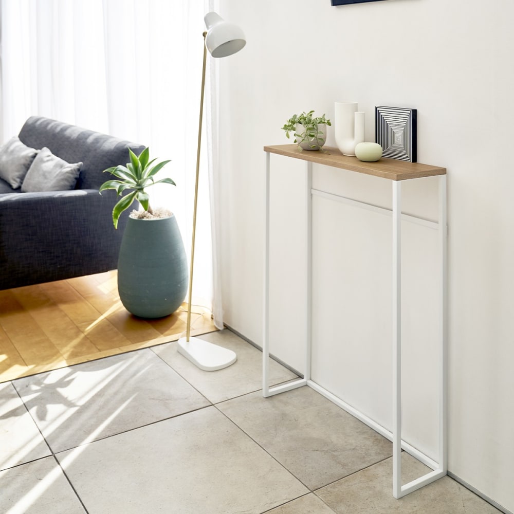 Konsolentisch aus Metall und Holz - L60 cm - Maisons Du Monde