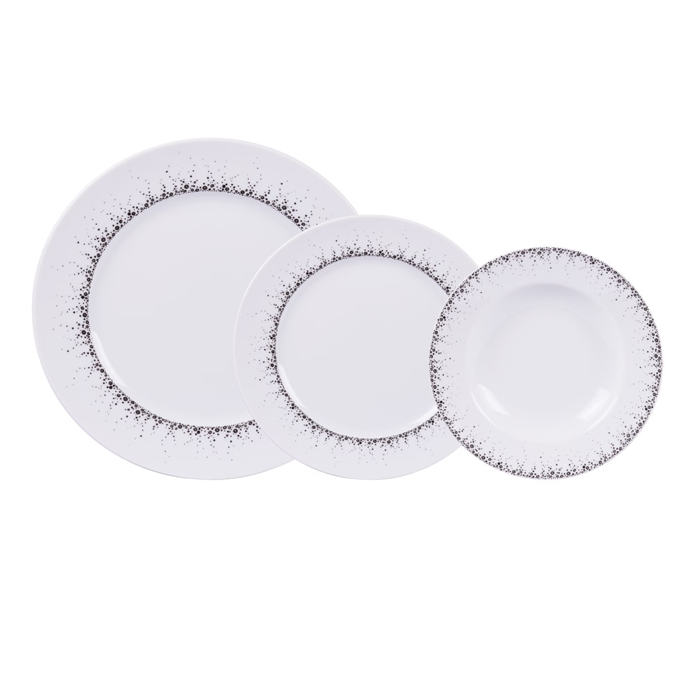 Service d'assiettes  - porcelaine