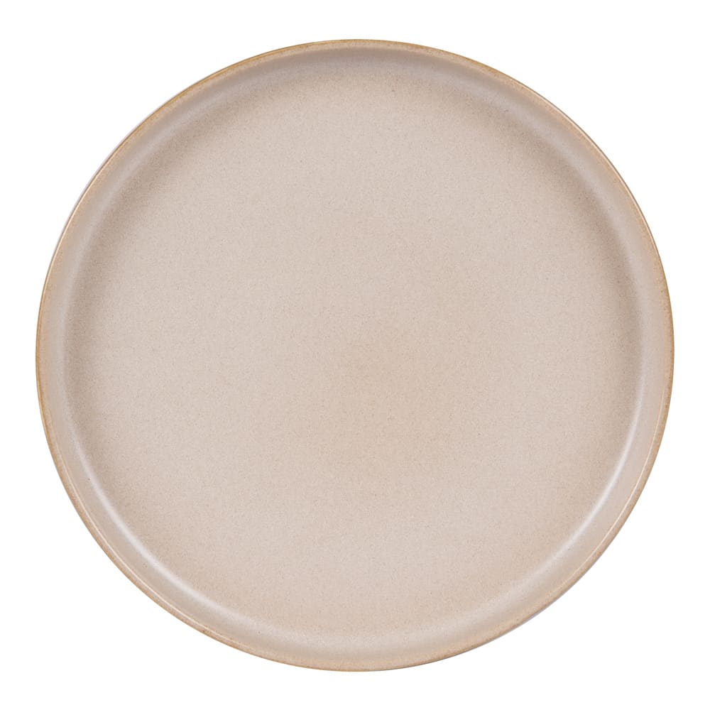 Lot de 6 assiettes à dessert sable en grès 22 cm Lot de 6 assiettes à dessert sable en grès 22 cm