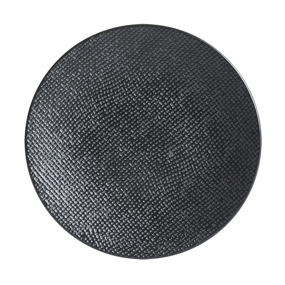 De 6 assiettes à pain vésuvio 16 cm (lot noires en grès De 6 assiettes à pain vésuvio 16 cm (lot noires en grès