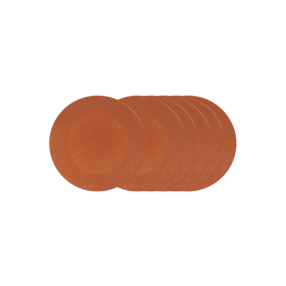 Lot de 6 assiettes à pain vésuvio terracotta en grès 16 cm Lot de 6 assiettes à pain vésuvio terracotta en grès 16 cm