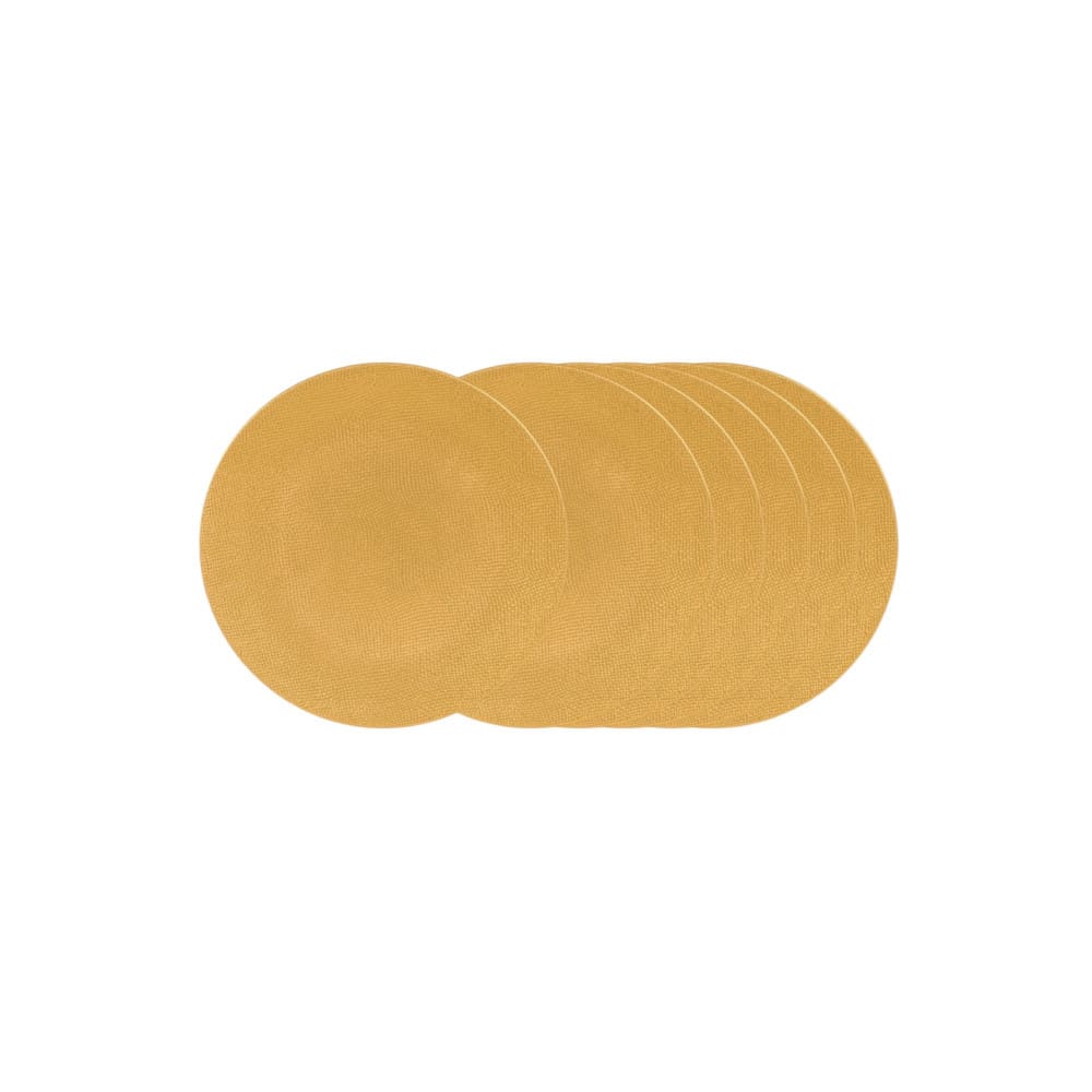 Lot de 6 assiettes à pain vésuvio safran en grès 16 cm Lot de 6 assiettes à pain vésuvio safran en grès 16 cm