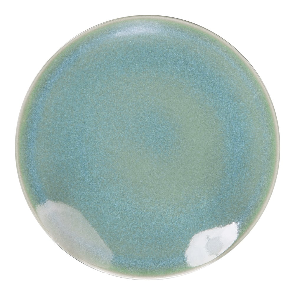Lot de 6 assiettes plates lagon 27 cm en grès