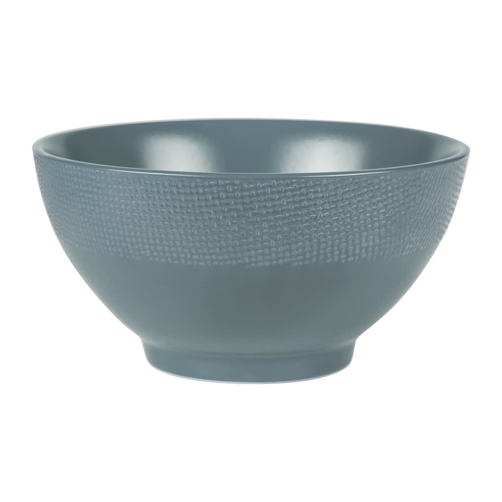 Lot de 6 bols bleus en grès 14 cm