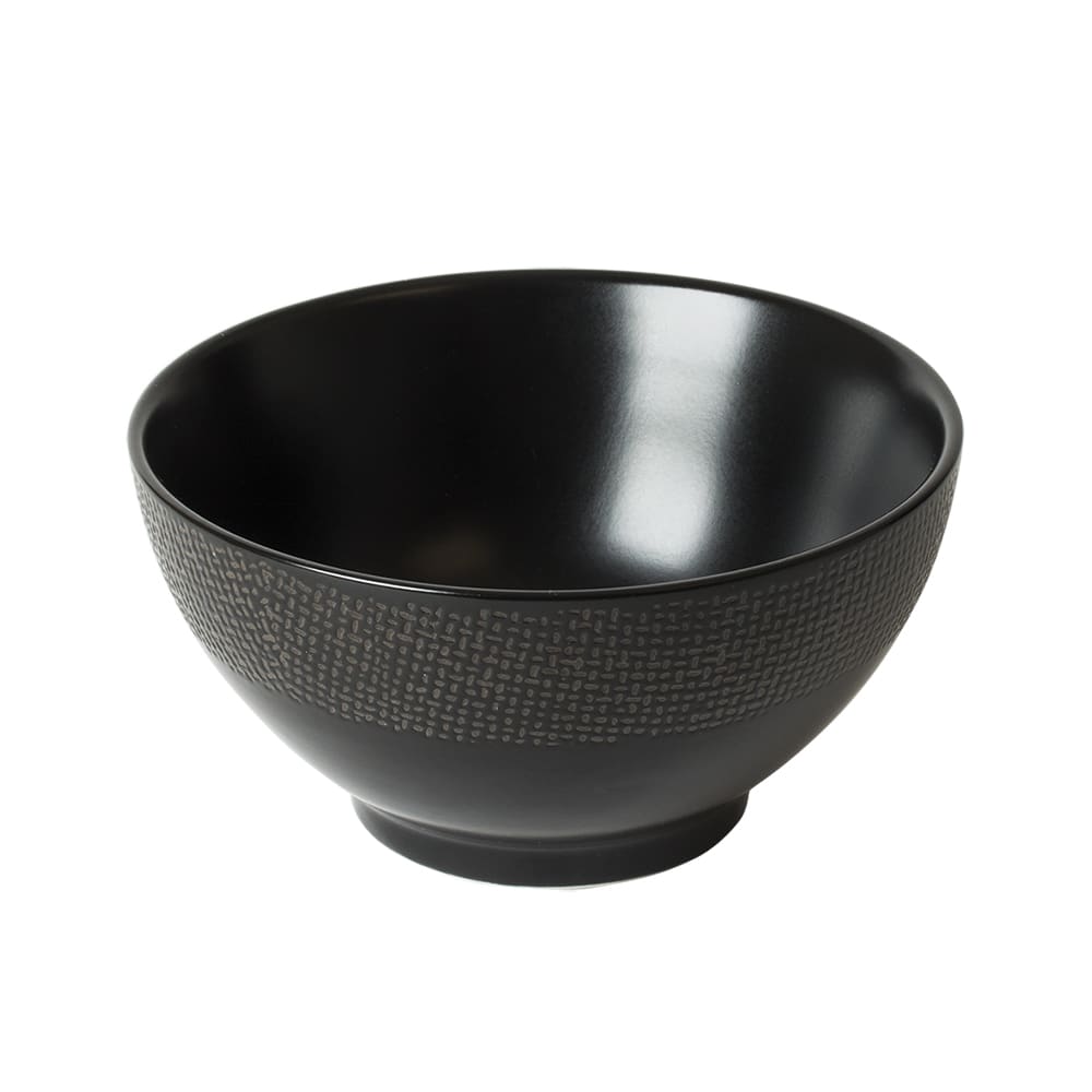 Lot de 6 bols noirs en grès 14 cm Lot de 6 bols noirs en grès 14 cm