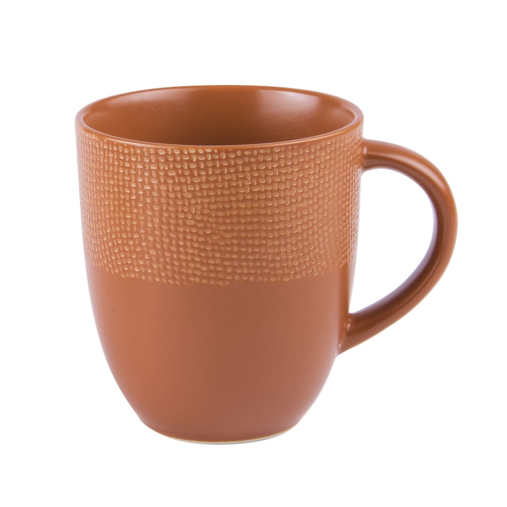 Lot de 6 mugs terracotta en grès 30 cl Lot de 6 mugs terracotta en grès 30 cl