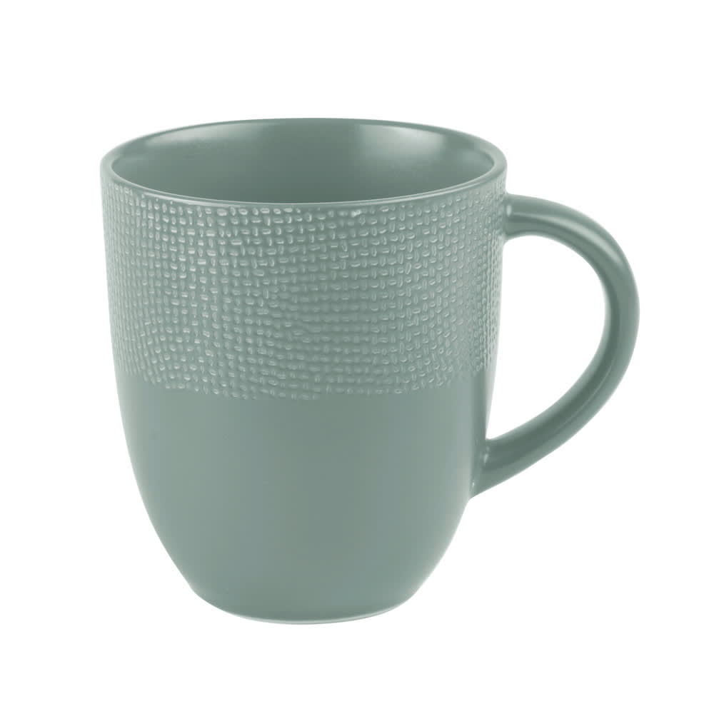 Lot de 6 mugs bleus en grès 30 cl Lot de 6 mugs bleus en grès 30 cl