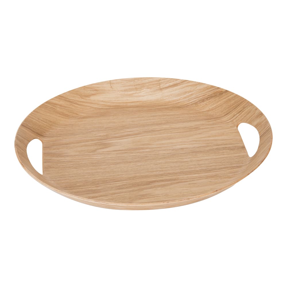 Plateau ovale 46x41 cm marron - Maisons du Monde