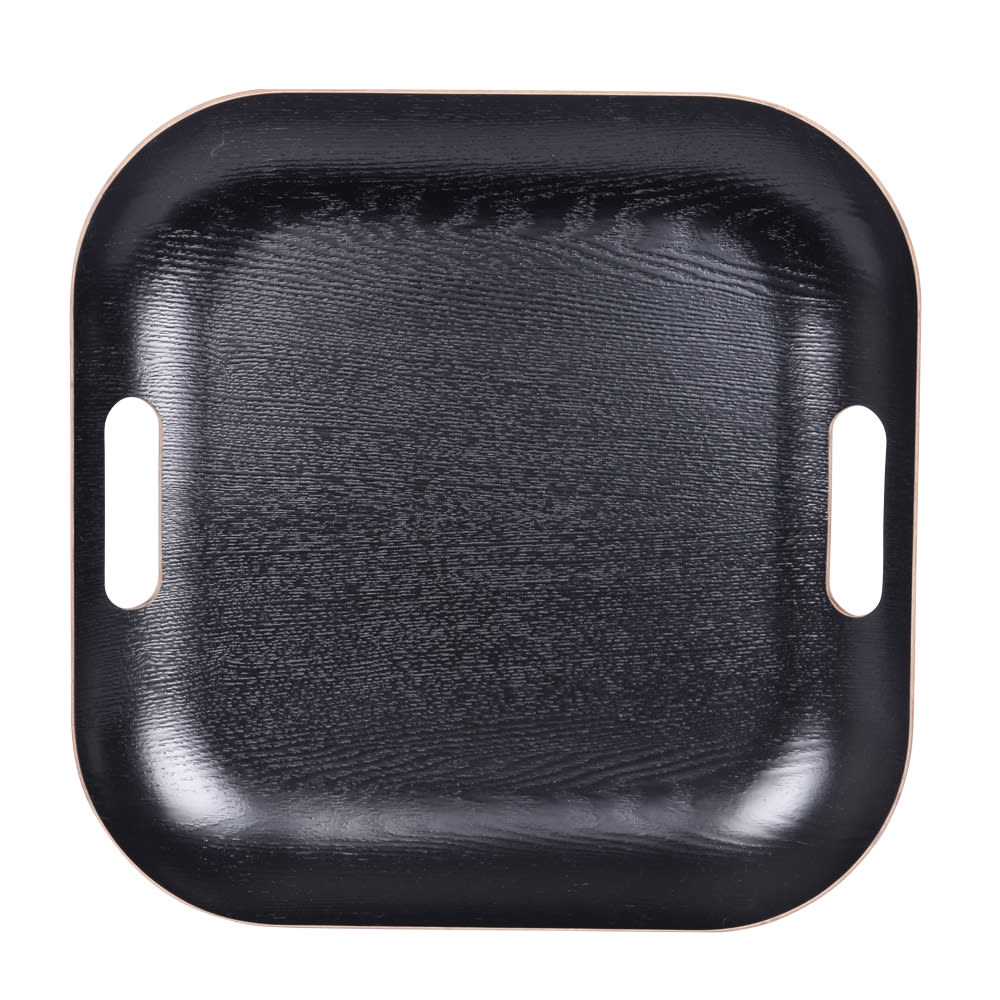 Plateau carré 39 cm noir Plateau carré 39 cm noir