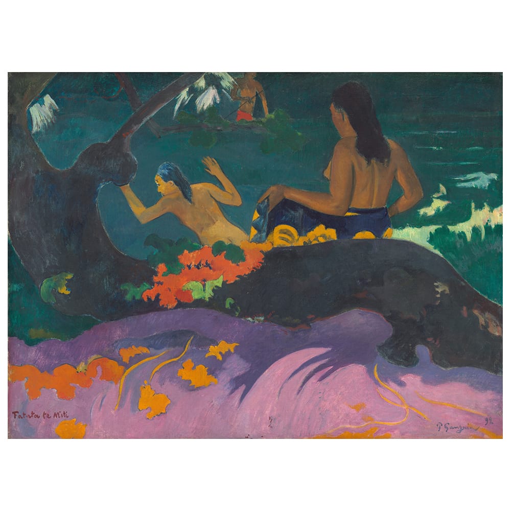 Fatata Te Miti (Cerca del Mar) - Paul Gauguin - 60x80cm