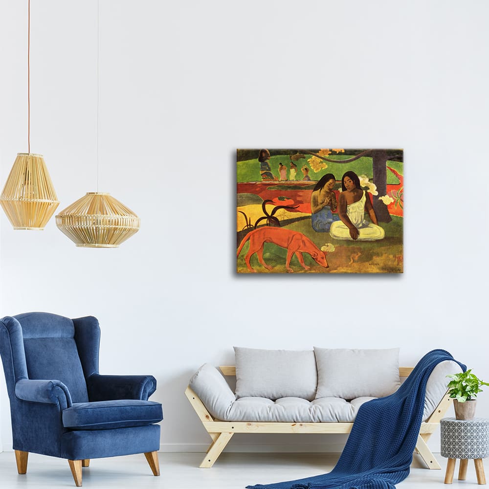 Cuadro lienzo - Arearea - Paul Gauguin - 60x75cm - Maisons du Monde