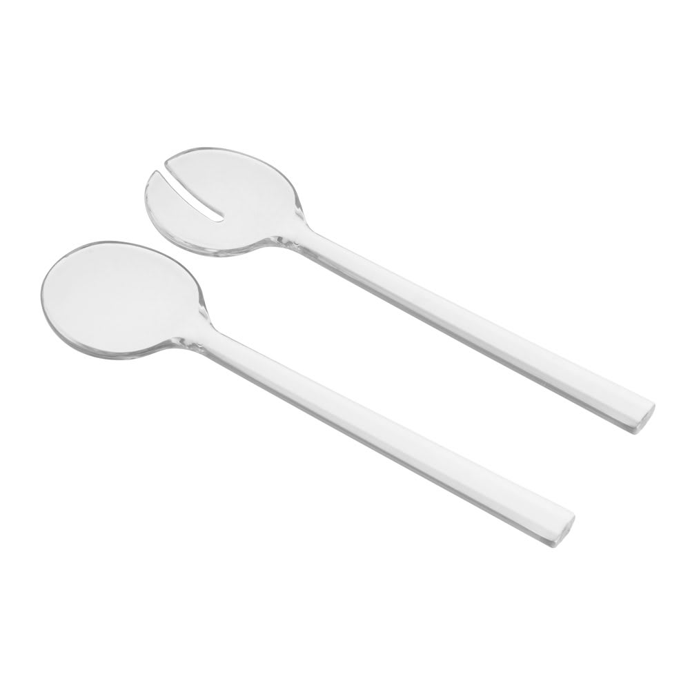 Couverts à salade classico transparent / cristal en plastique Couverts à salade classico transparent / cristal en plastique