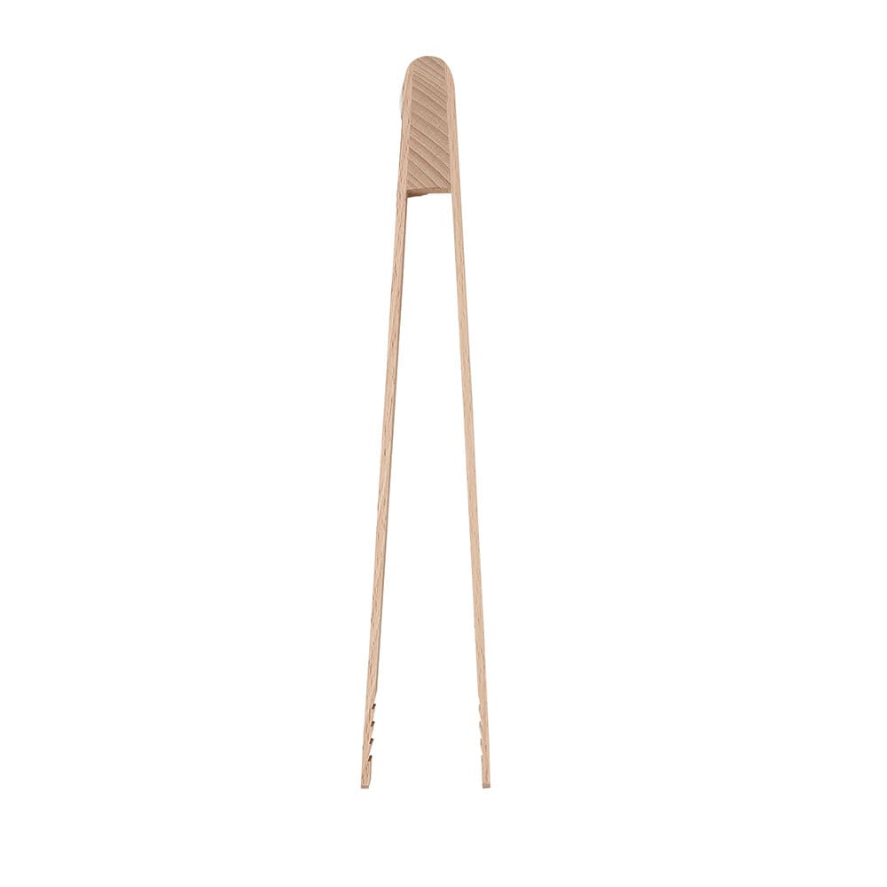 Pince à toast/cornichon en bois beige en bois de hêtre