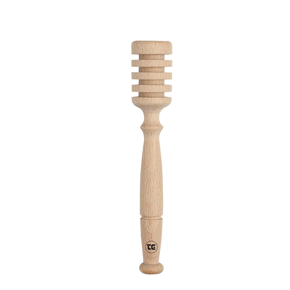 Cuillère à miel 13 cm en bois beige en bois de hêtre