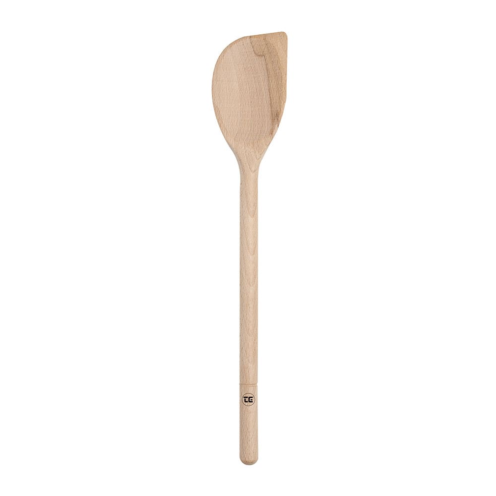 Cuillère à coin 30 cm en bois marron en bois de hêtre