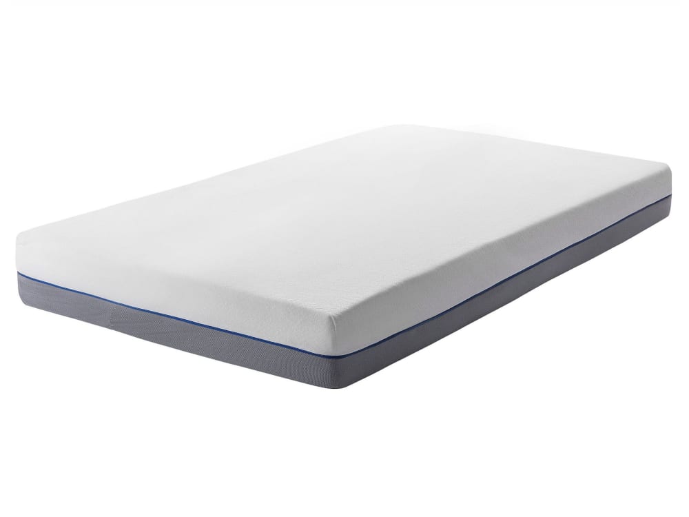 Beliani Matratze aus Schaumstoff 80x200, grau - -