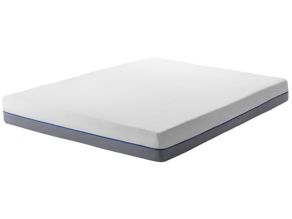 Beliani Matratze aus Schaumstoff 180x200, grau - -