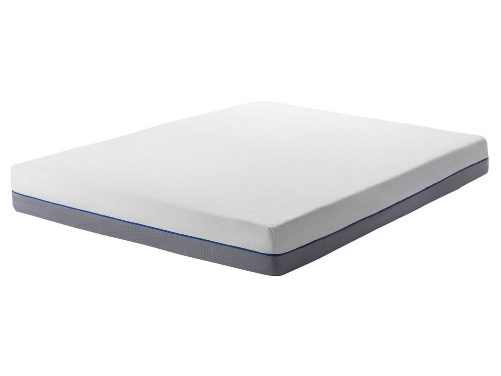 Beliani Matratze aus Schaumstoff 160x200, grau - -