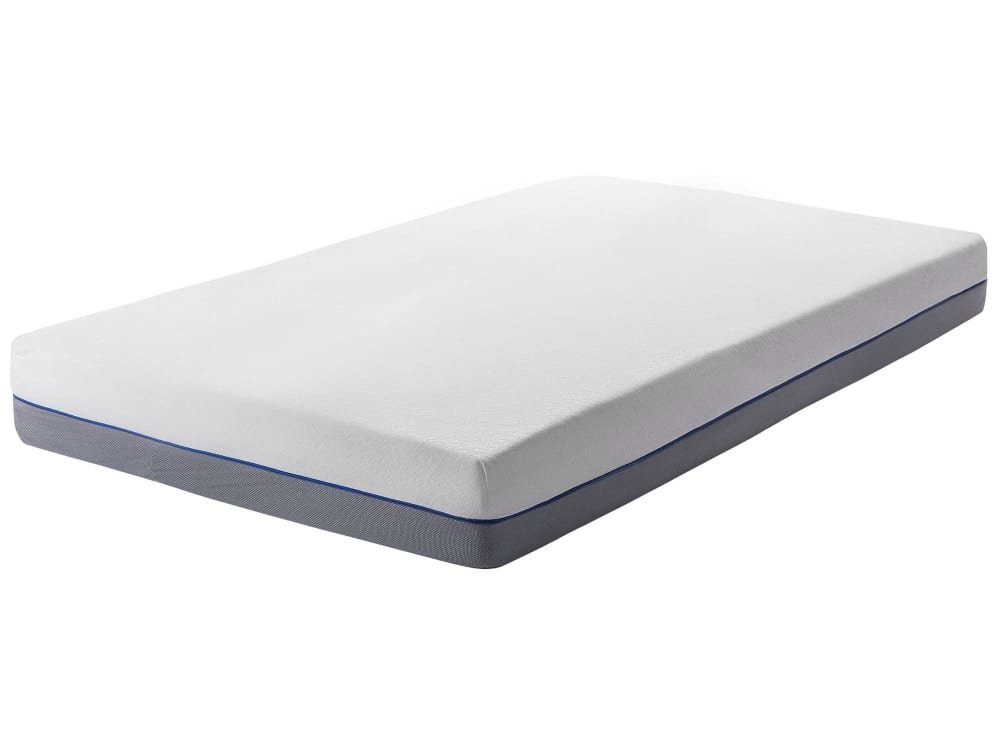Beliani Matratze aus Schaumstoff 90x200, grau - -