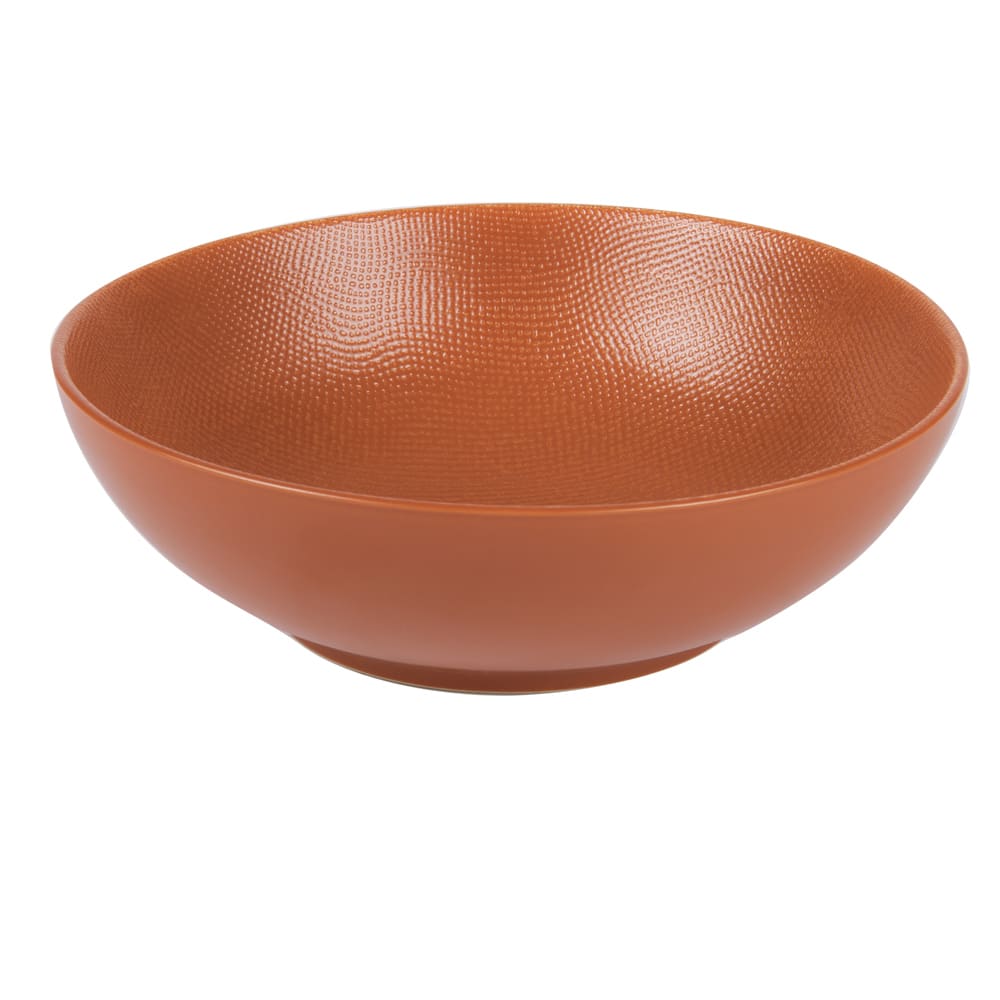 Saladier terra 24 cm orange en grès