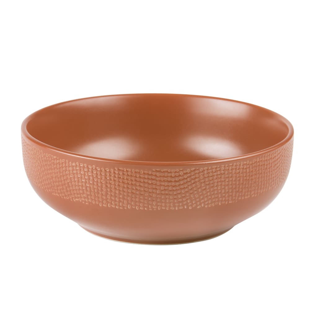 Saladier vésuvio terra 16,5 cm orange en grès