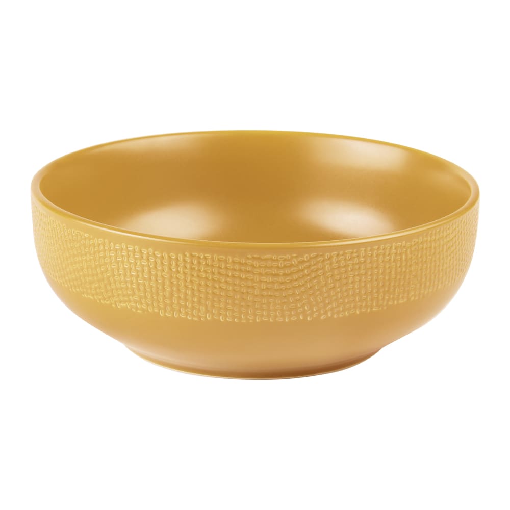 Saladier vésuvio safran 16,5 cm jaune en grès