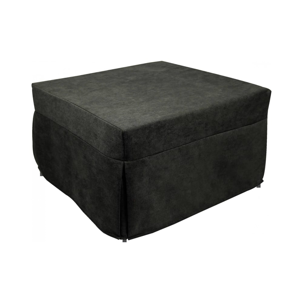 Puf convertible en cama gris