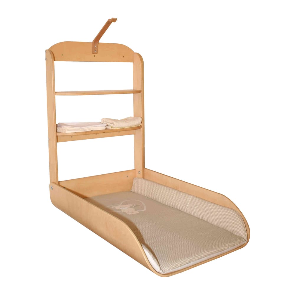 roba - Table à langer murale en bois imitation chêne clair