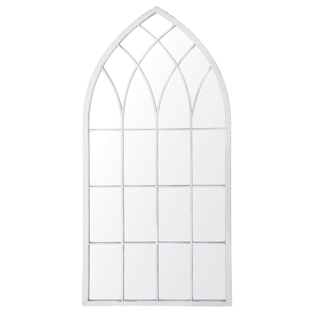 Wandspiegel aus Metall 115 x 50, grau - Maisons Du Monde