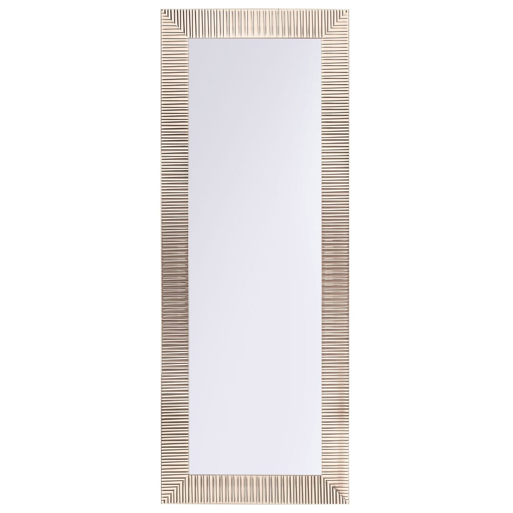 Miroir en matériaux synthétiques doré 130x50