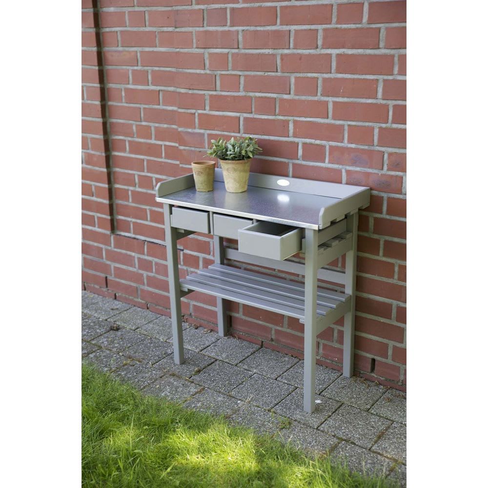 Table de jardinage surélevée grise - Maisons du Monde