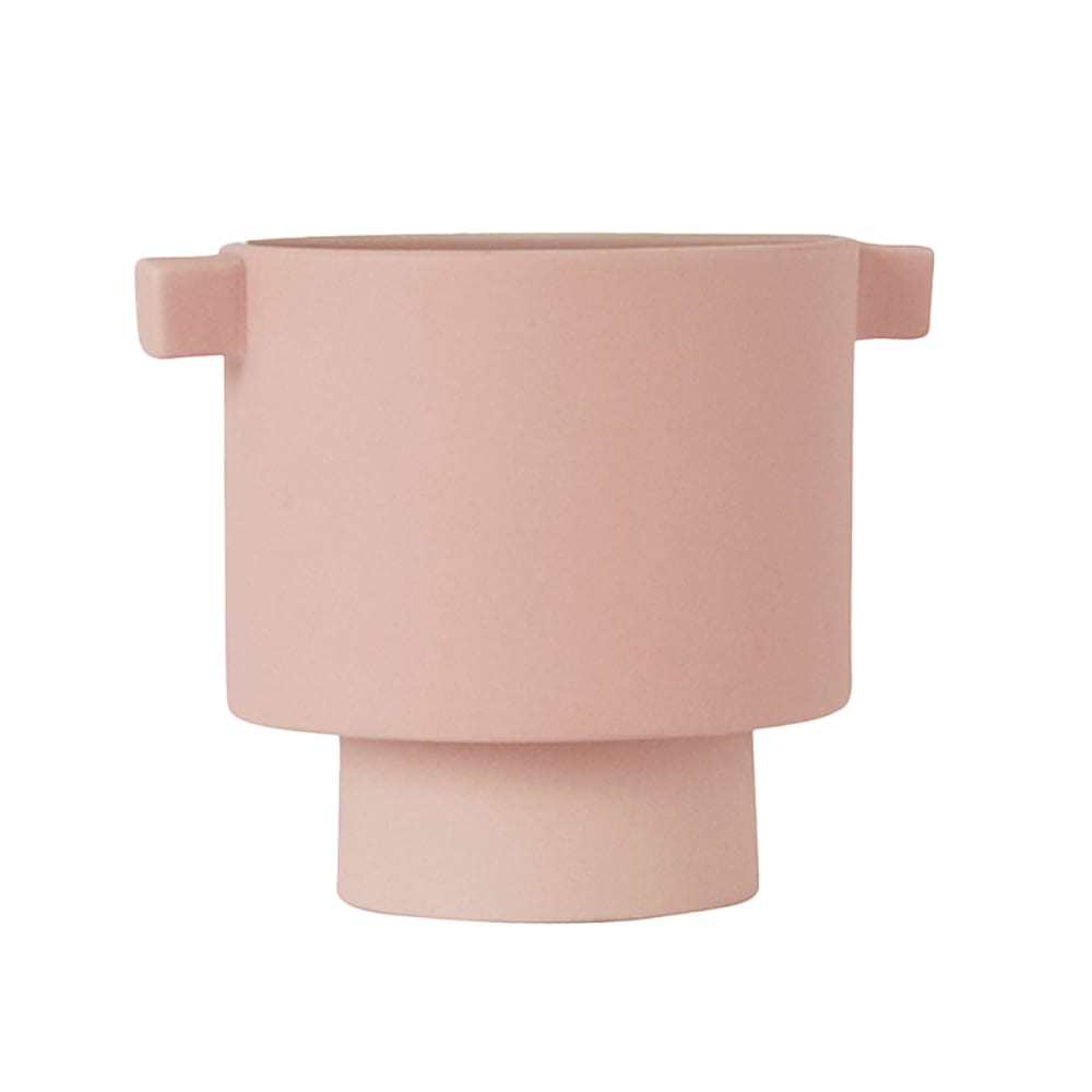 Pot rose en grès Ø10,5xH10,5cm