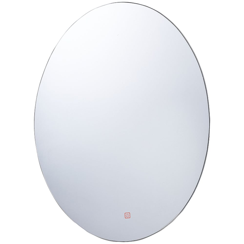 LED-Badezimmer-Spiegel aus Glas 80 x 60, silber - Maisons Du