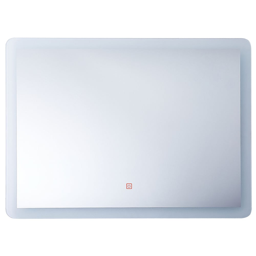 LED-Badezimmer-Spiegel aus Glas 60 x 80, silber - Maisons Du