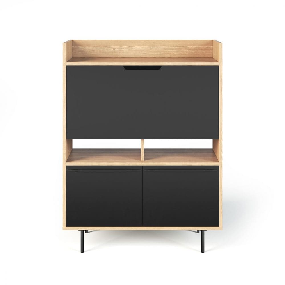 bureau 3 tiroirs chêne